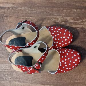 Cape Clogs Polka Dot Mary Janes